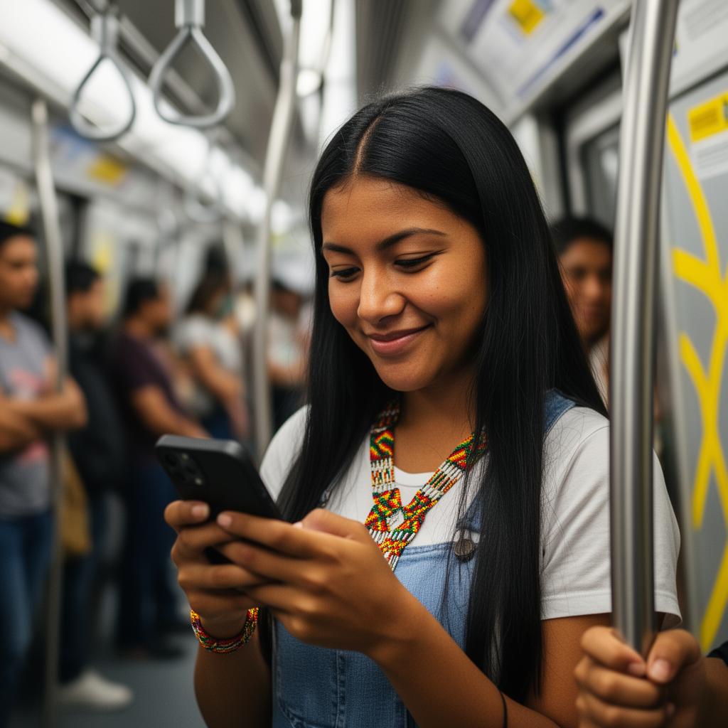 No metrô